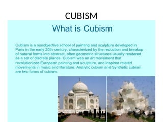 CUBISM
 