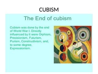 CUBISM
 