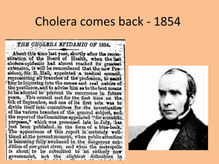 Cholera comes back - 1854
 