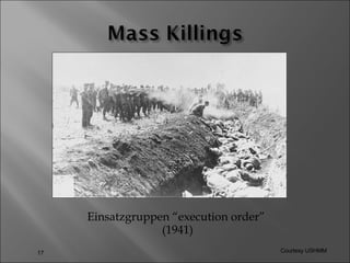 Einsatzgruppen “execution order”  (1941) Courtesy USHMM 