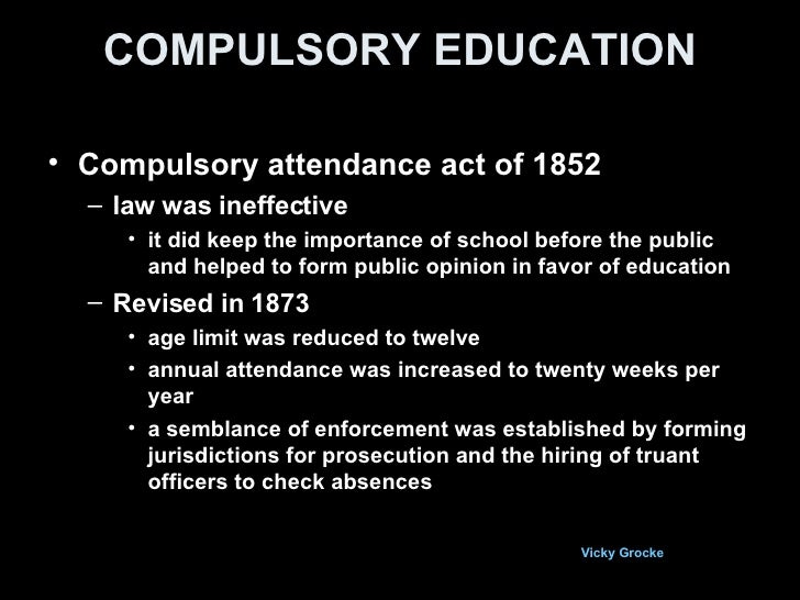 History Of American Education Part II