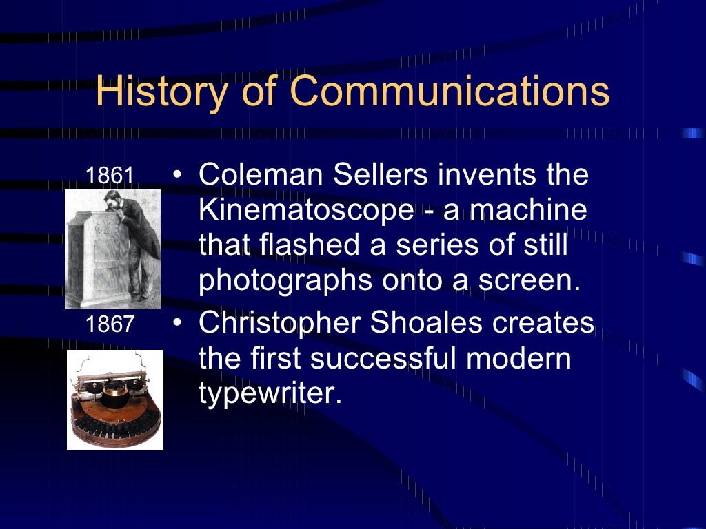 History Of Communications