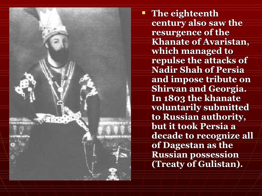 History Of Dagestan