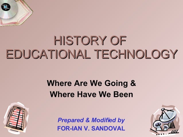 History Of Educational Technology | PPS | Computing | Technology ...