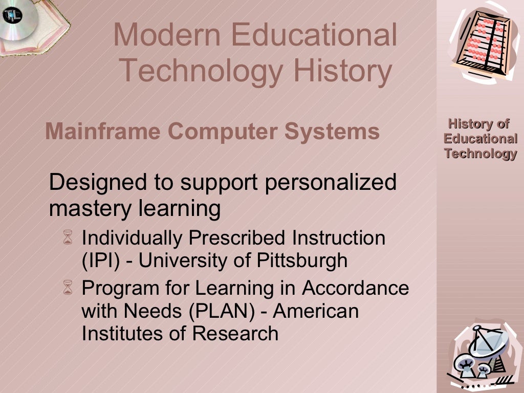 History Of Educational Technology
