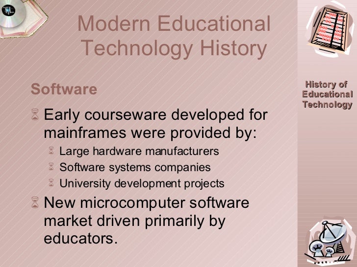 History Of Educational Technology