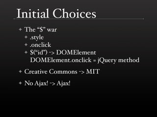 History of jQuery