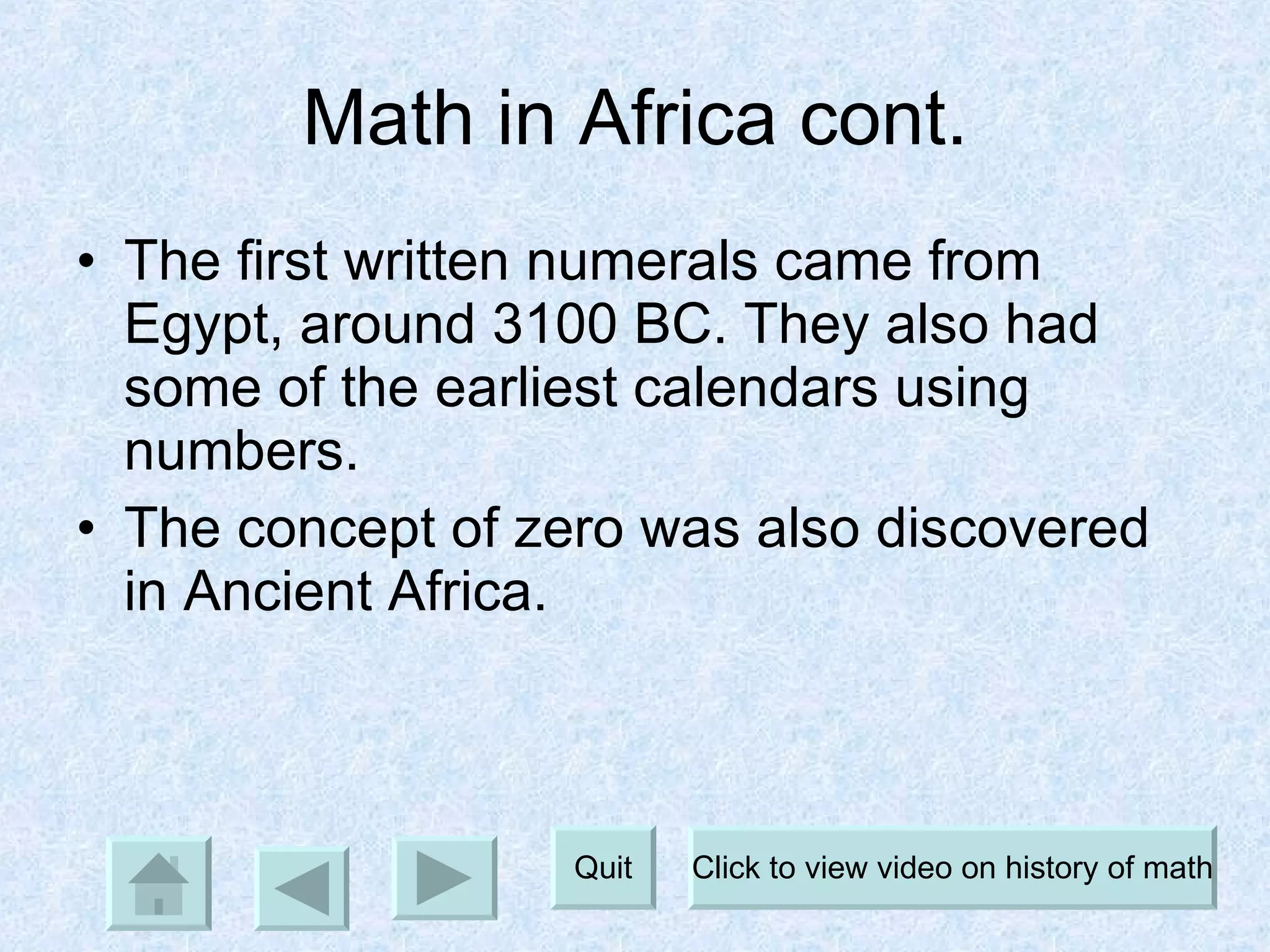 History Of Math | PPT