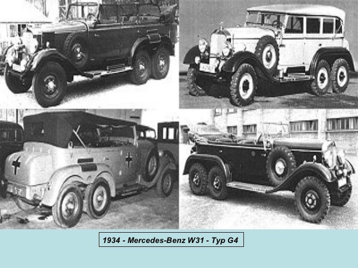 1934 - Mercedes-Benz W31 - Typ G4