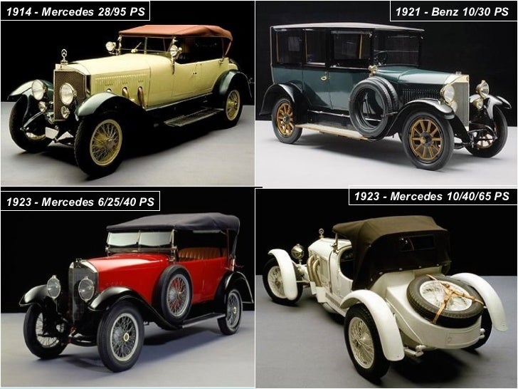 1914 - Mercedes 28/95 PS            1921 - Benz 10/30 PS




                             1923 - Mercedes 10/40/65 PS
1923...