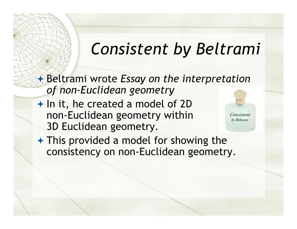 History Of Non Euclidean Geometry