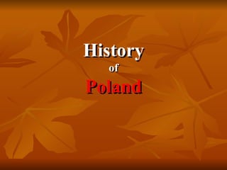 History of Poland 