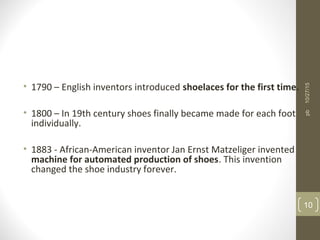 History of-shoes | PPT