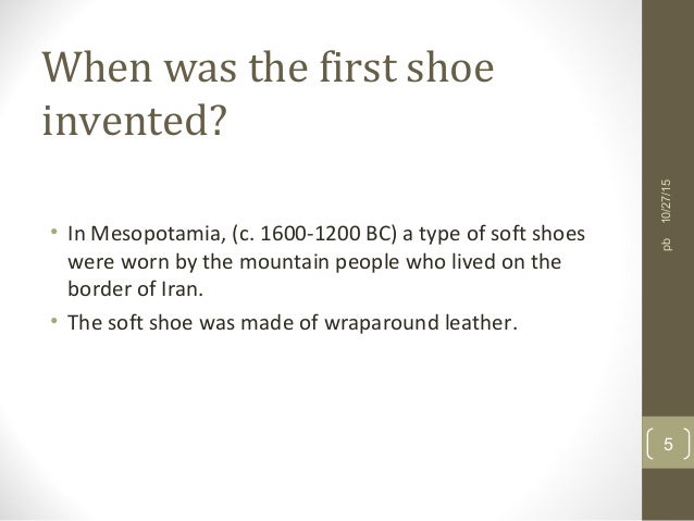 History of-shoes