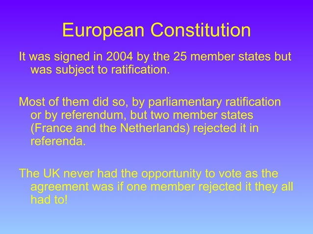 History Of The European Union
