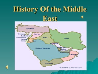 History Of the Middle East 