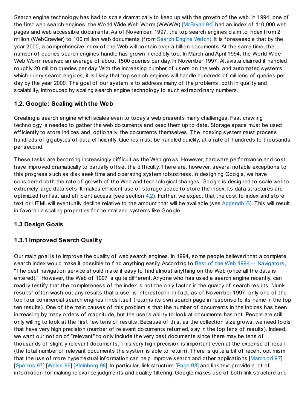 Search engine architecture picture