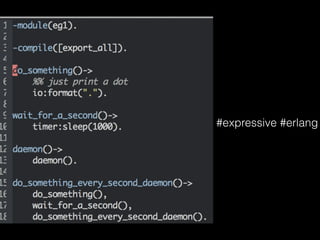 #expressive #erlang
 