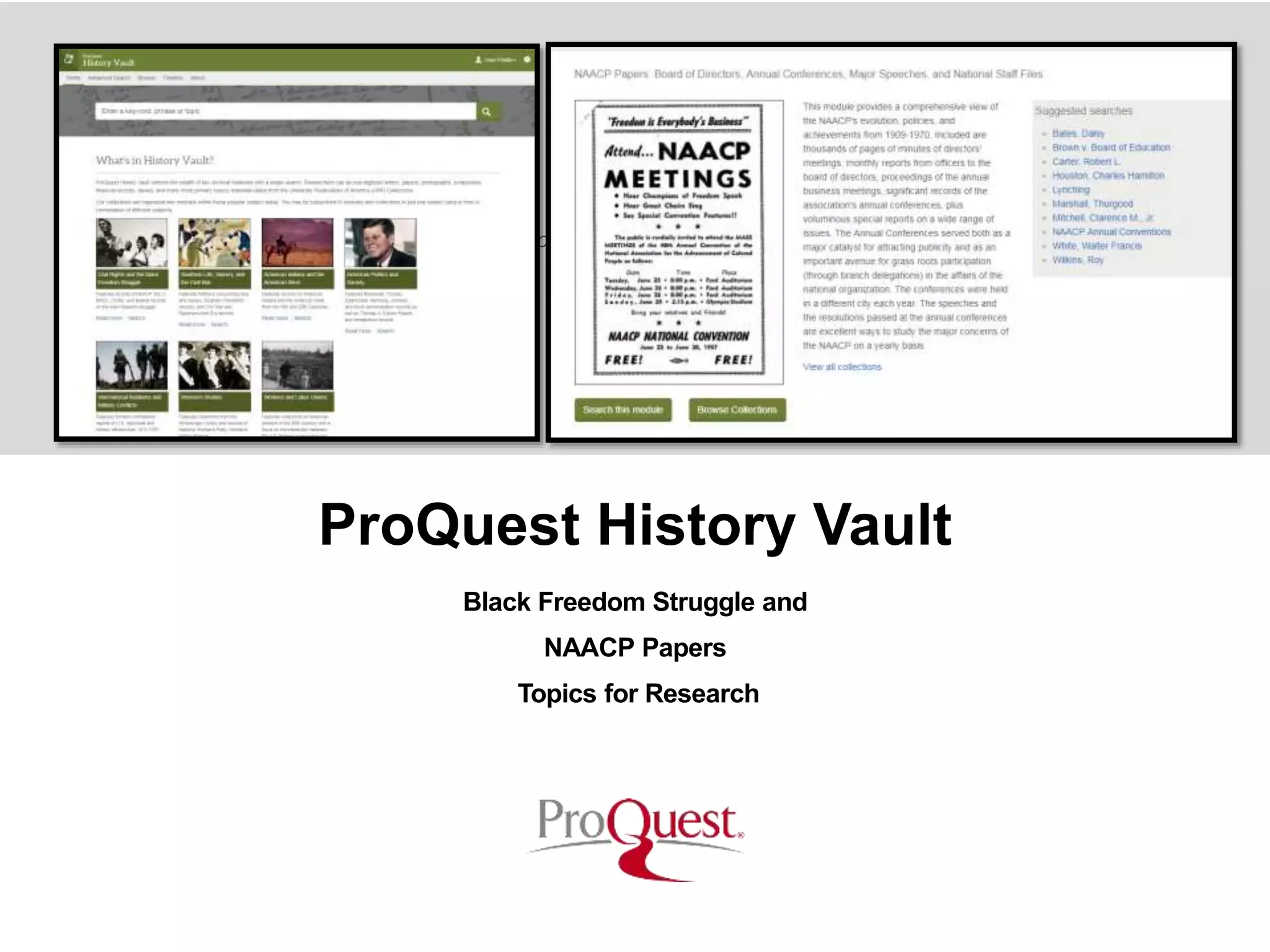 History vaultblackfreedomnaacpresearch PPT