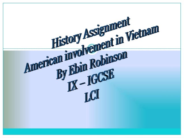 History vietnam coursework