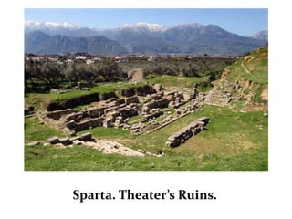 Sparta. Theater’s Ruins.
 