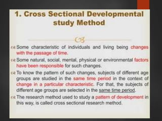 history & methods in developmental psychology