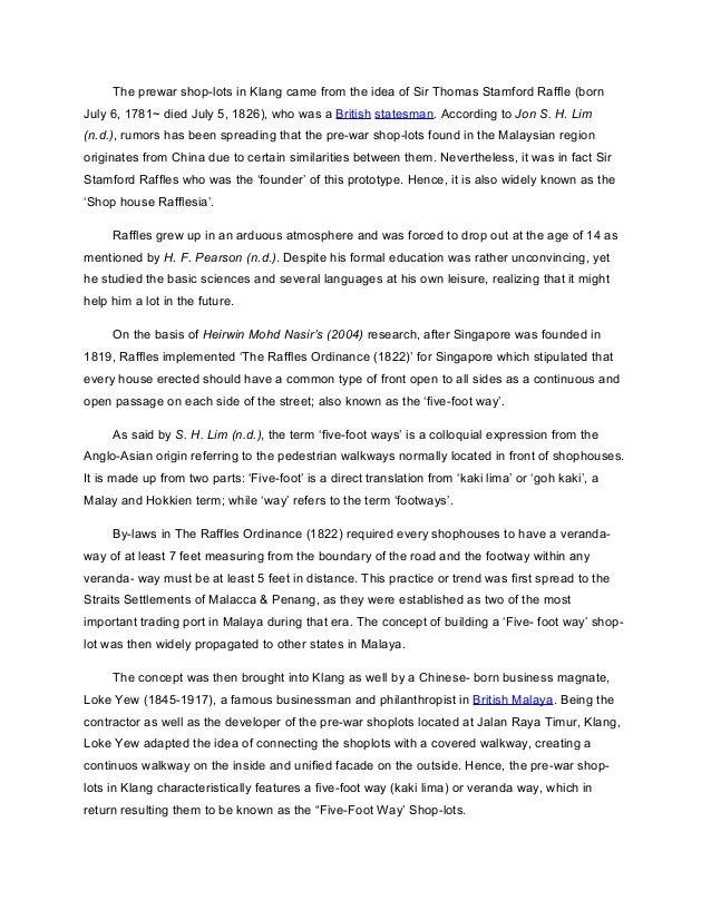 The pedestrian isolation essay image