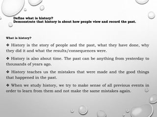 History 8 introdution to history 2021 | PPTX