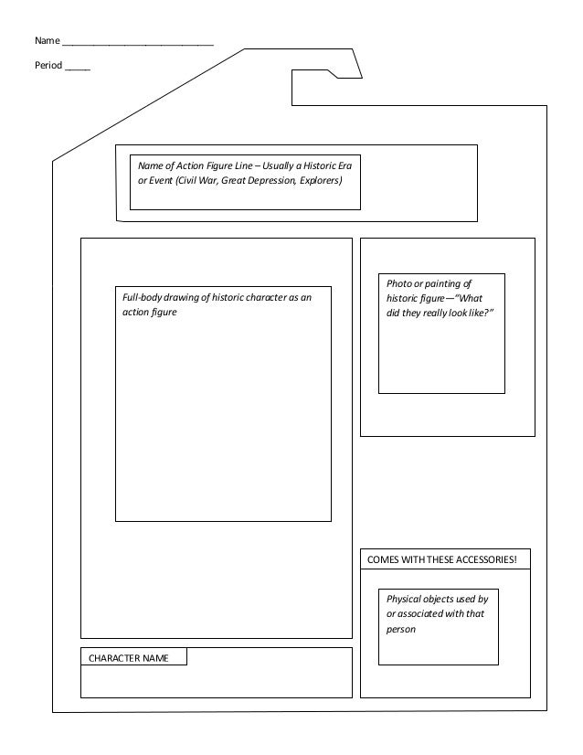 history action figure template