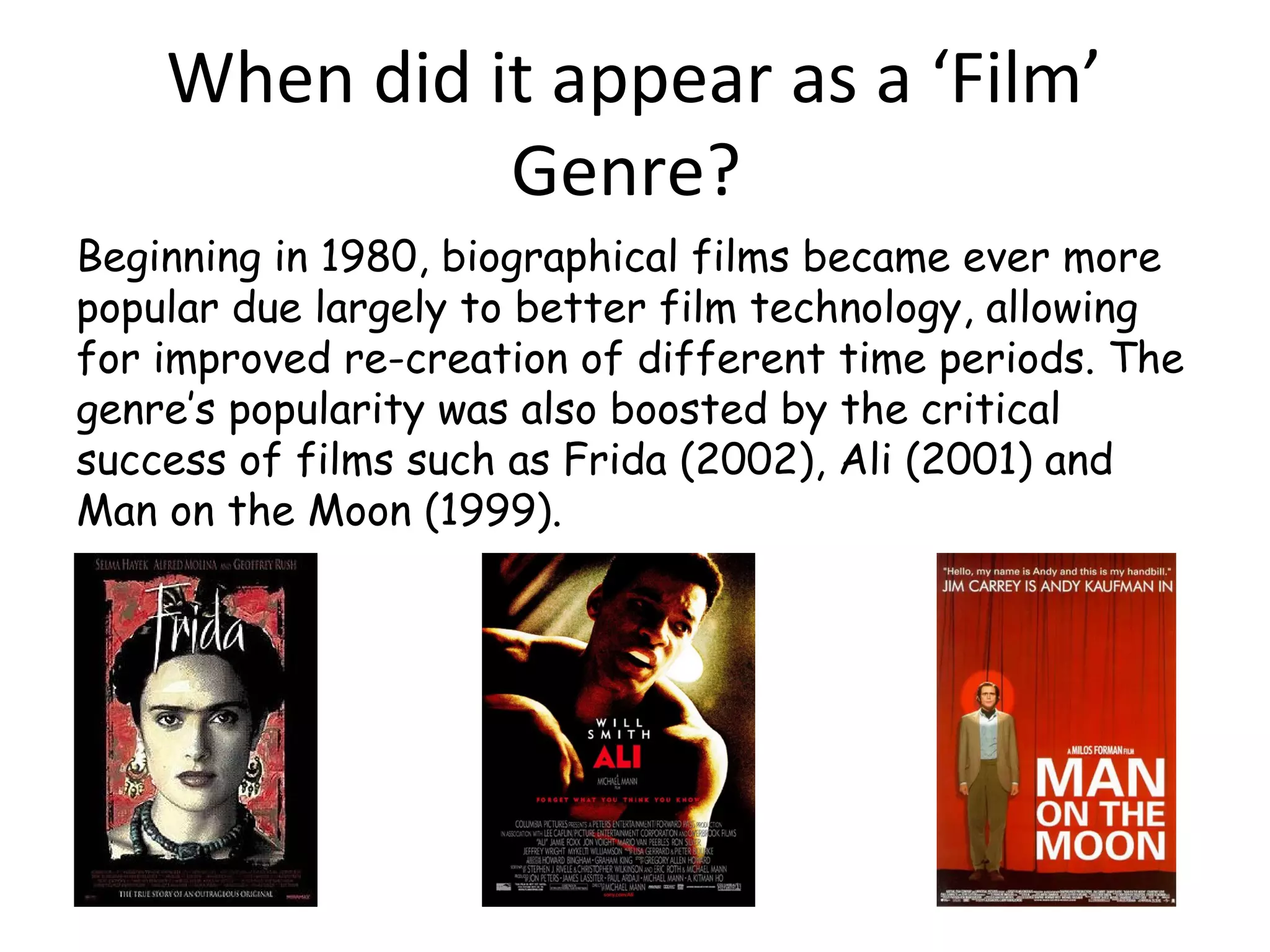 History and Conventions of a Biographical Genre | PPT