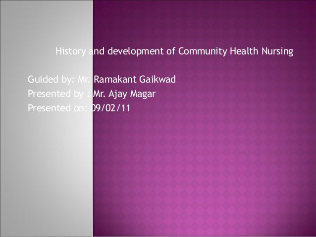 history-and-development-of-community-health-nursing-in-india