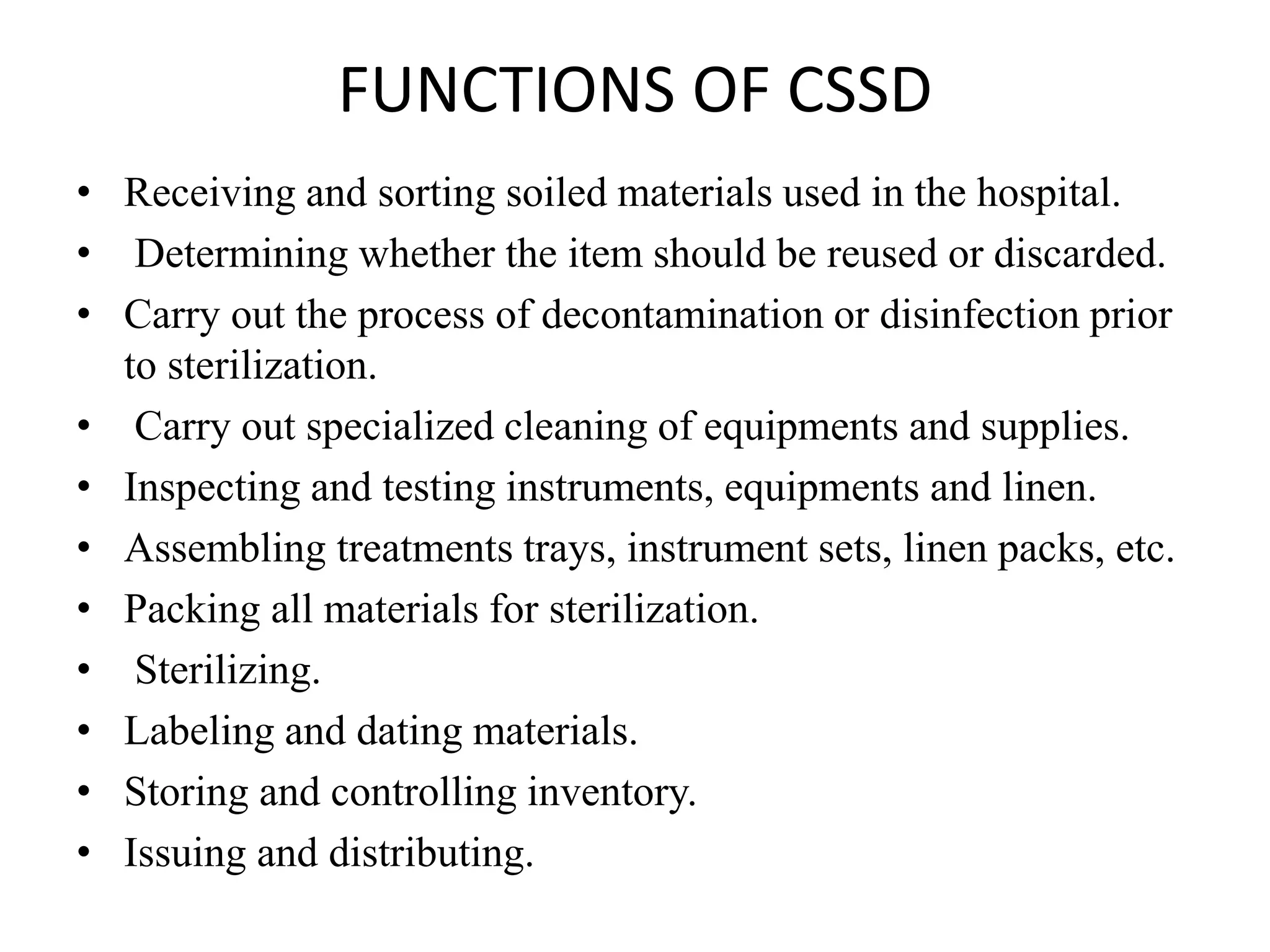 History and developoment of cssd 2 | PPTX