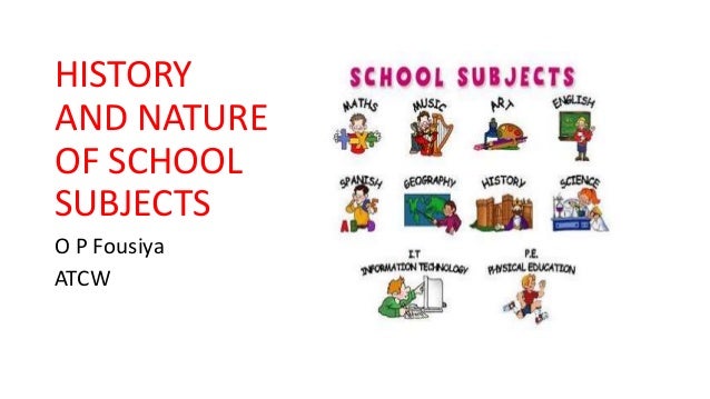 School subject history