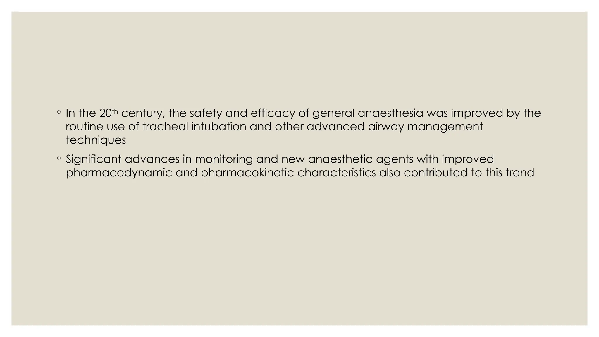General Anesthesia Invention History and evolution of anaesthesia.pptx