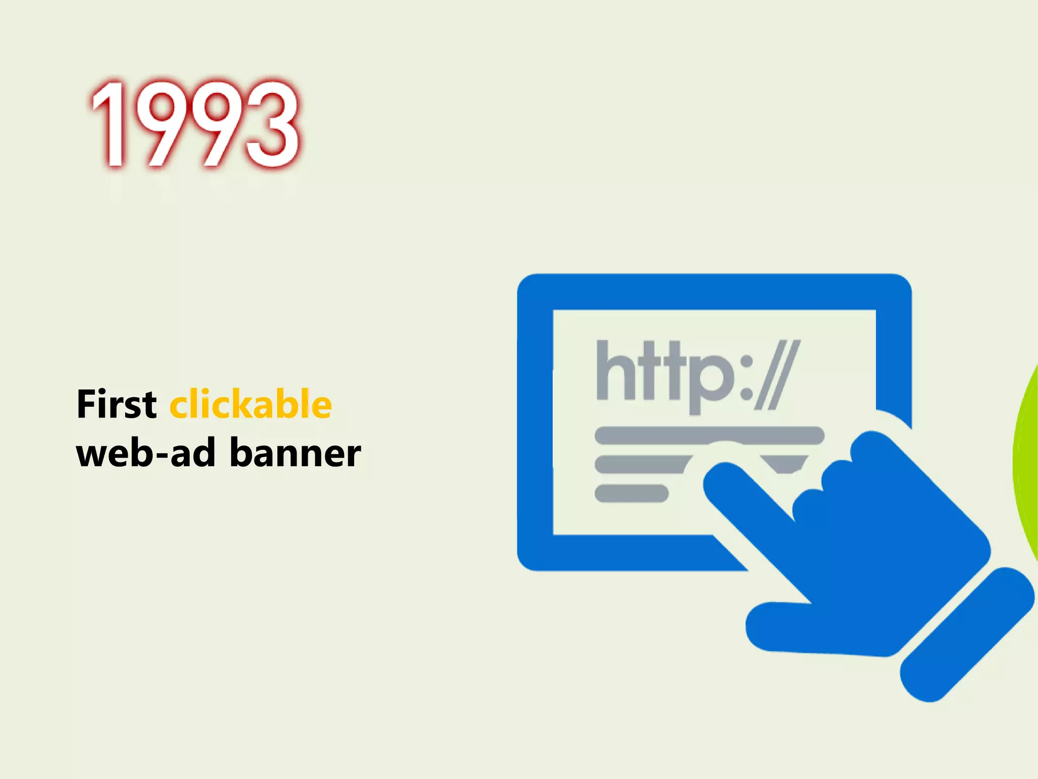 First clickable
web-ad banner