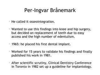 History and Future of Implantology in Nepal | PPTX