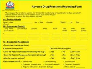 History and overview of pharmacovigilance adverse event.. | PPTX