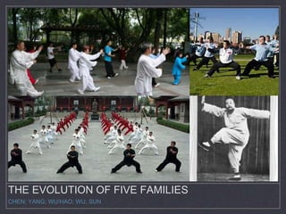 THE EVOLUTION OF FIVE FAMILIES 
CHEN; YANG; WU/HAO; WU; SUN 
 