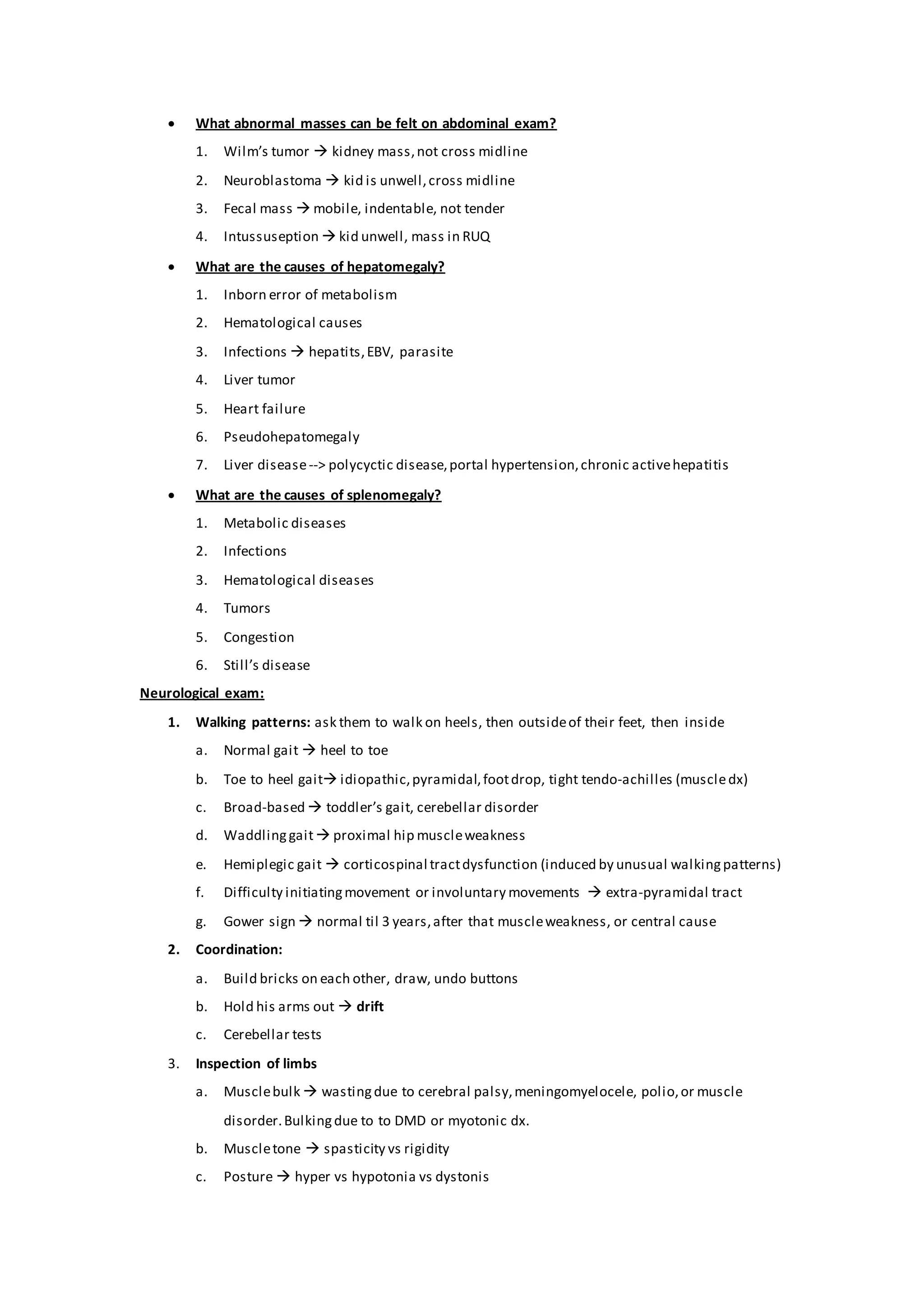 History And Physical Examination In Pediatrics