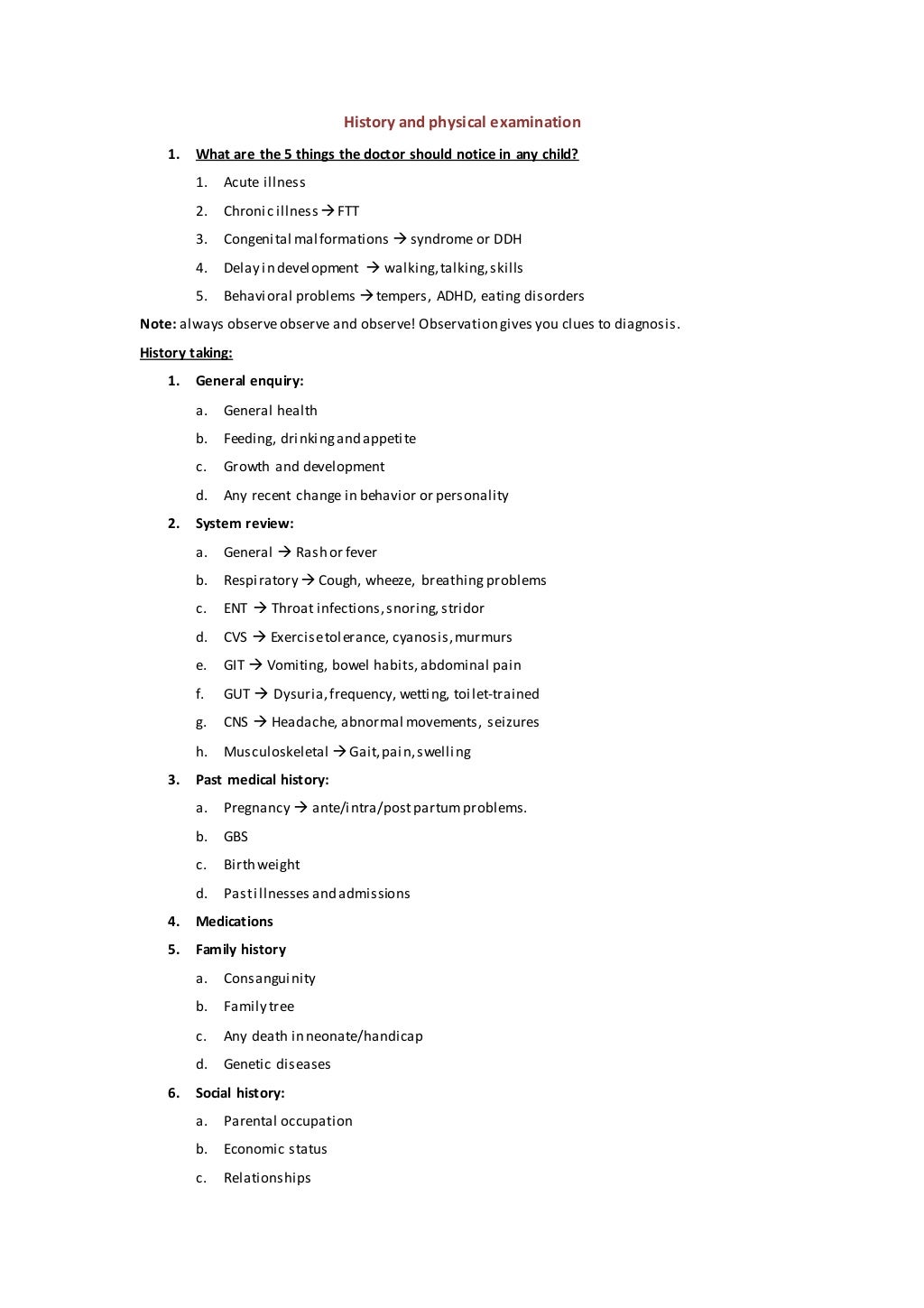 History and physical examination in pediatrics; illustrated book of p…