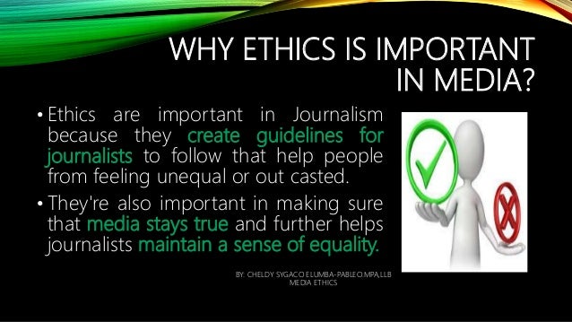 History and principles of media ethics