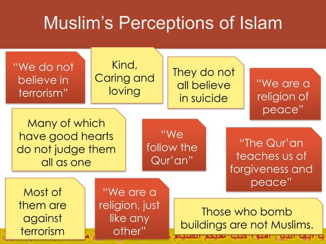 History and prs...how do muslims and non muslims perceive islam (3 ...