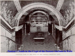 Pasteur’s Tomb in the Crypt of the Pasteur Institute in Paris 