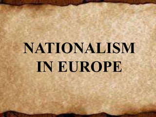 The Rise of Nationalism in Europe, 4.1K plays