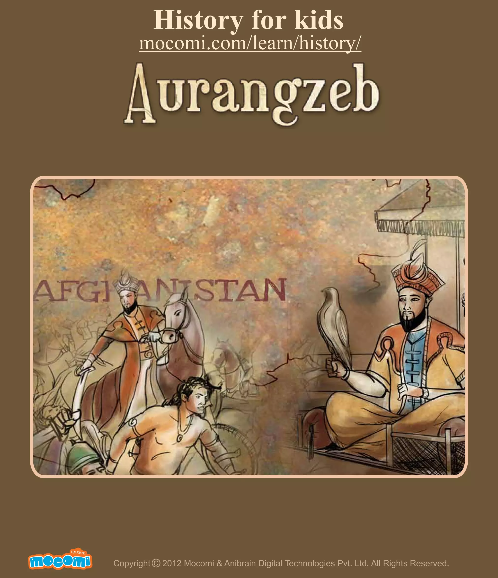 Aurangzeb - The Mughal Emperor - History India – Mocomi.com