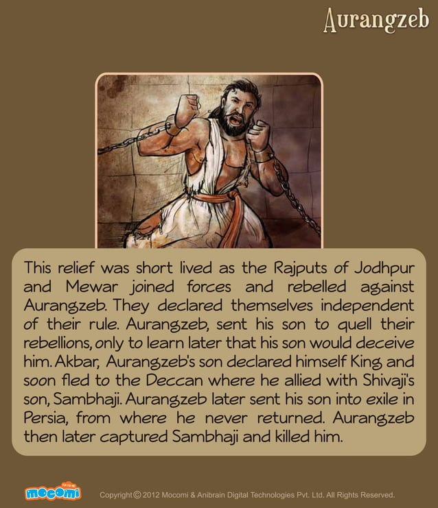 Aurangzeb - The Mughal Emperor - History India – Mocomi.com