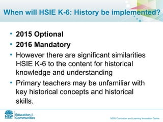 History australian curriculum sws | PPT