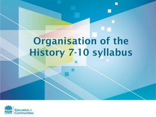 History australian curriculum sws | PPT