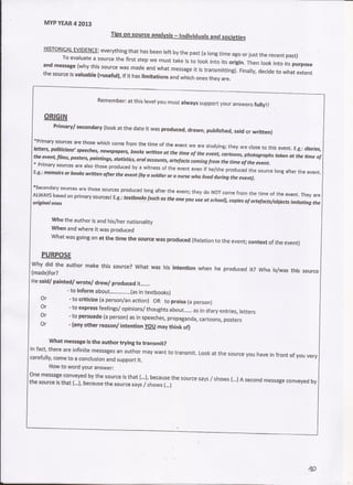 History booklet l4 2014