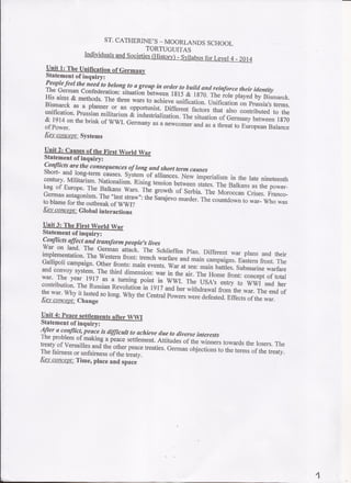 History booklet l4 2014